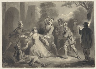 Moord op Alida van Poelgeest, 1392 door Johann Wilhelm Kaiser (I)