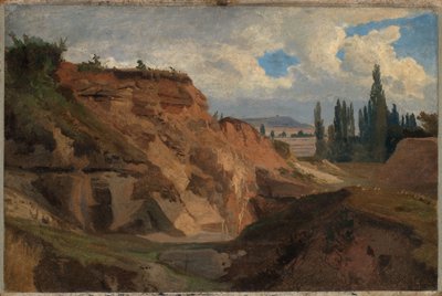 Steengroeve in Zuid-Frankrijk door Johann Wilhelm Schirmer