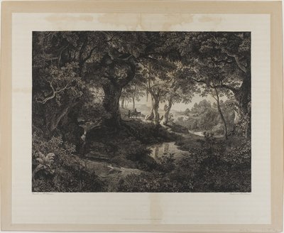 Het grote Italiaanse landschap door Johann Wilhelm Schirmer