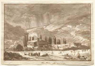 Een Storm over de Bergen bij Nocera door Johann Wolfgang von Goethe