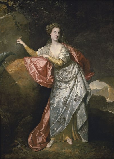 Ann Cargill nee Brown als Miranda in De Storm van Shakespeare. Londen, Covent Garden Theater door Johann Zoffani