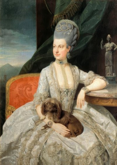 Marie Christine van Oostenrijk door Johan Joseph Zoffany
