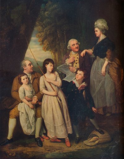 De heer en mevrouw Burke van Carshalton, 18e eeuw, 1917 door Johan Joseph Zoffany