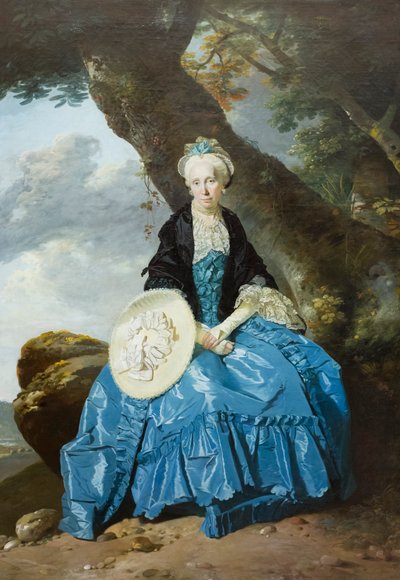 Mevrouw Oswald door Johann Zoffany