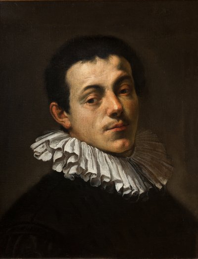Portret van de schilder Joseph Heintz, 1584-85 door Johann or Hans von Aachen