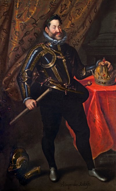 De Keizer Rudolph II door Johann or Hans von Aachen