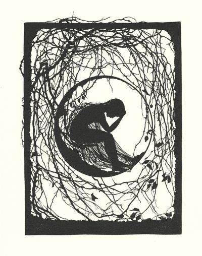 Johanna Beckmann silhouet door Johanna Beckmann