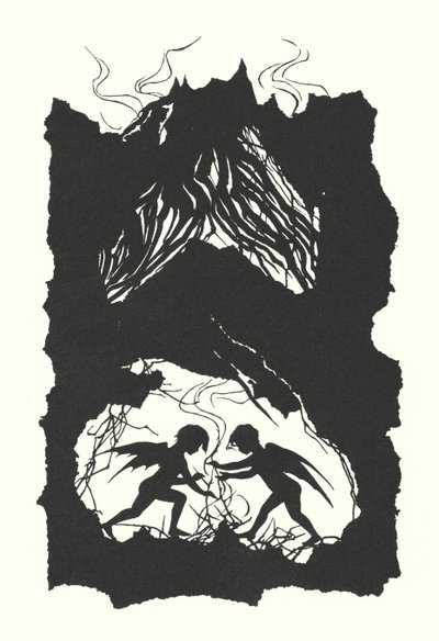 Johanna Beckmann silhouet door Johanna Beckmann