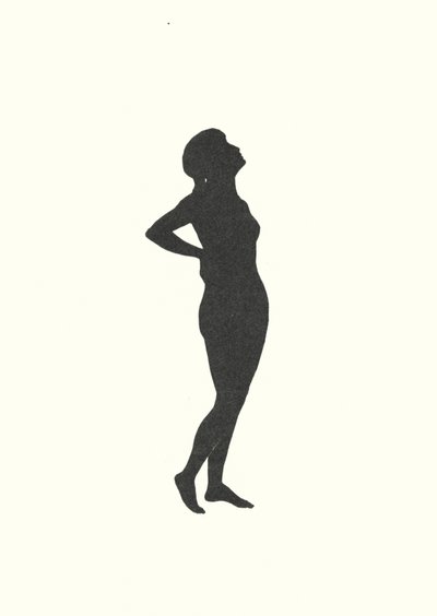 Johanna Beckmann silhouet door Johanna Beckmann