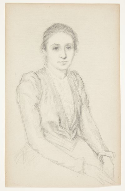 Portret van Susette Holten door Johanne Krebs