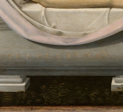 Rouw, detail, ca.1490-1510 door Johannes (fl.16th century) Hispanus
