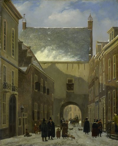 De Gevangenpoort, Den Haag door Johannes Adrianus van der Drift