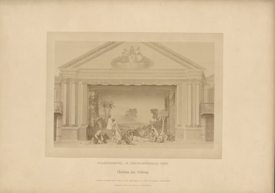 Passiespel van Ober-Ammergau - Christus op de Olijfberg door Johannes Bernhard