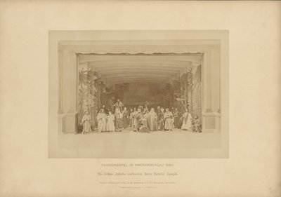 Passiespel van Ober-Ammergau - De zonen van Jakob verkopen hun broer Joseph door Johannes Bernhard