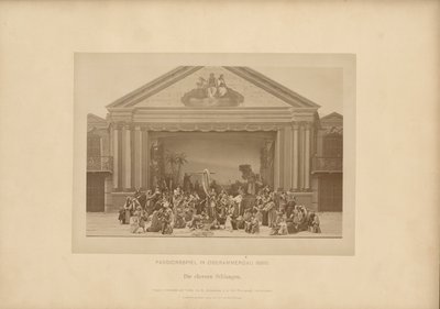 Passiespel van Ober-Ammergau - De bronzen slangen door Johannes Bernhard