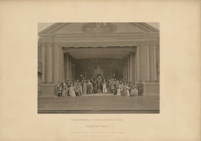 Passiespel van Ober-Ammergau - Vasthi en Esther door Johannes Bernhard