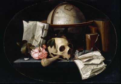 Vanitas stilleven door Johannes Borman