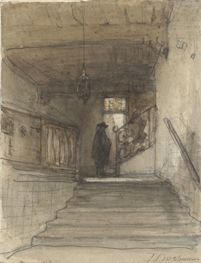 Trapportaal door Johannes Bosboom