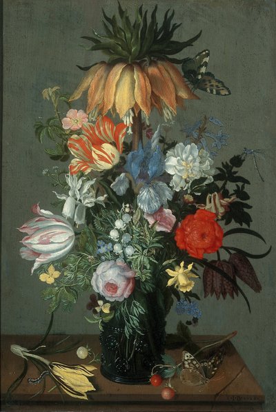 Bloemenstilleven met Keizerskroon, 1626 door Johannes Bosschaert