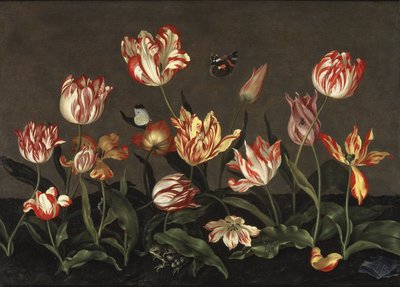 Stilleven met Tulpen door Johannes Bosschaert