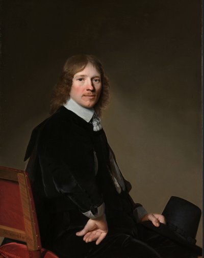 Portret van Eduard Wallis (1621-1684) door Johannes Cornelisz. Verspronck
