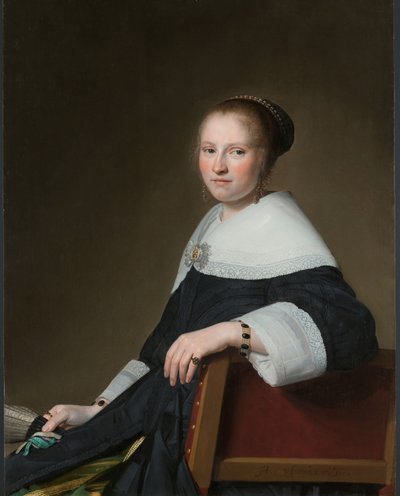 Portret van Maria van Strijp door Johannes Cornelisz. Verspronck
