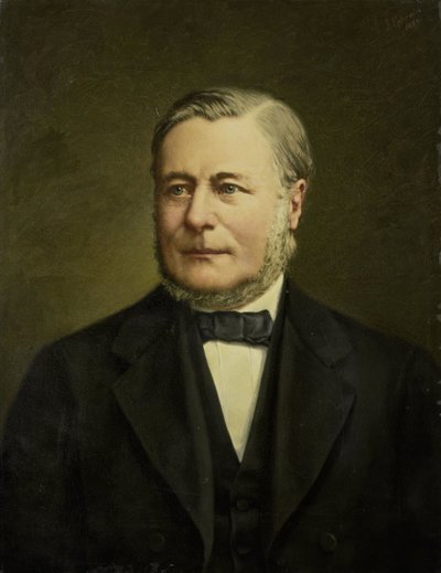 Portret van Pieter Hendrik van Gelder (1822-1883) door Johannes Ephraim
