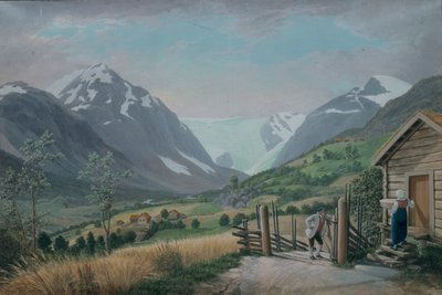 Boeyum gletsjer, Krondalen door Johannes Flintoe
