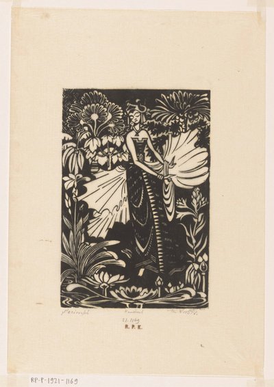 Serimpi door Johannes Frederik Engelbert ten Klooster (signed by artist)