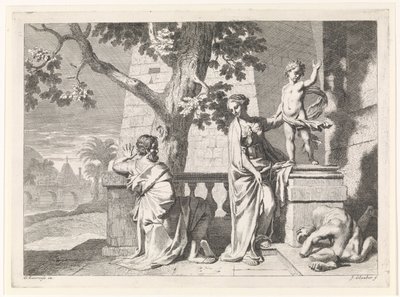 Christus breekt een beeld Bijbelse, mythologische en allegorische voorstellingen door Johannes Glauber
