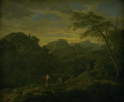 Zuidelijk berglandschap door Johannes Glauber