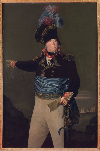Portret van generaal Pierre-Jacques Osten door Johannes Hermanus Koekkoek