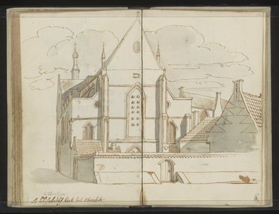 Catharijnekerk te Utrecht door Johannes Huibert Prins