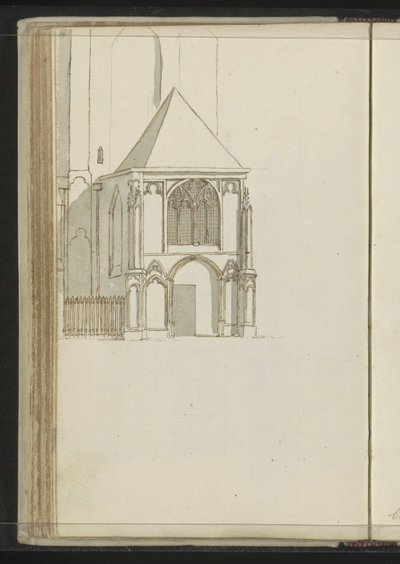 Oude Kerk te Delft door Johannes Huibert Prins
