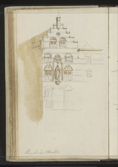Paushuis te Utrecht door Johannes Huibert Prins