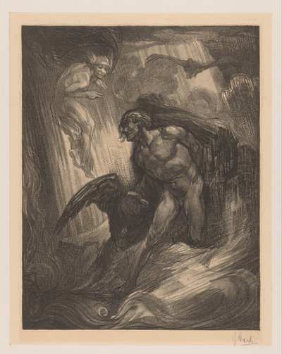 De foltering van Prometheus door Johannes Josephus Aarts (signed by artist)