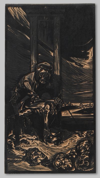 De dood bij de guillotine door Johannes Josephus Aarts