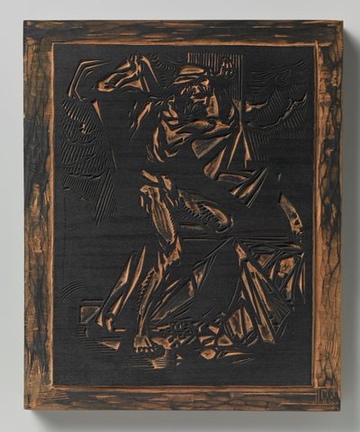Torsende mansfiguur door Johannes Josephus Aarts