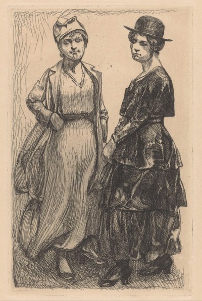 Twee vrouwen door Johannes Josephus Aarts