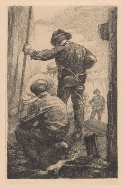 Vijf polderjongens door Johannes Josephus Aarts