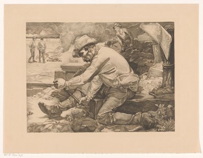 Wrikkende arbeider door Johannes Josephus Aarts