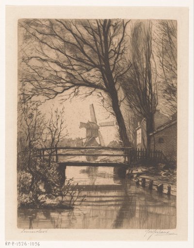 Loenersloot door Johannes Josseaud (signed by artist)