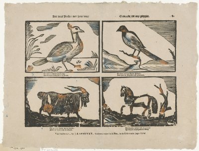 Ziet dees beesten mee haar vier door Johannes Kannewet (II)