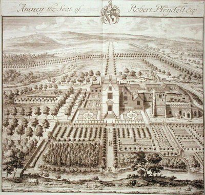 Amney, het landgoed van Robert Pleydell, Esq. door Johannes Kip