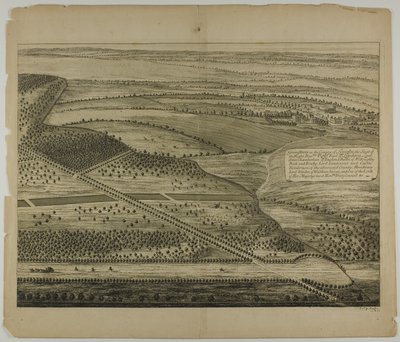 Grimthorp in het graafschap Lincoln, plaat 23 uit Britannia Illustrata door Johannes Kip