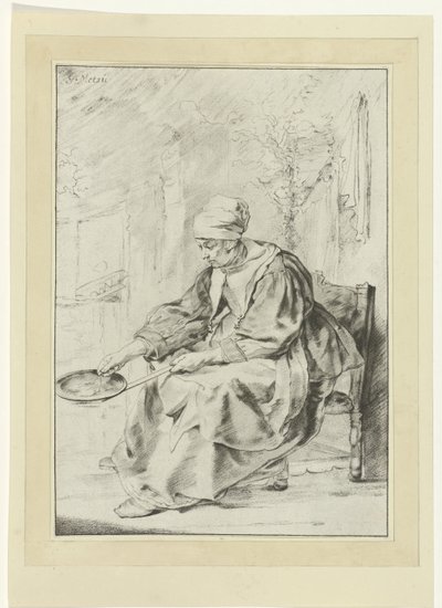 Koekenbakster door Johannes Kornlein