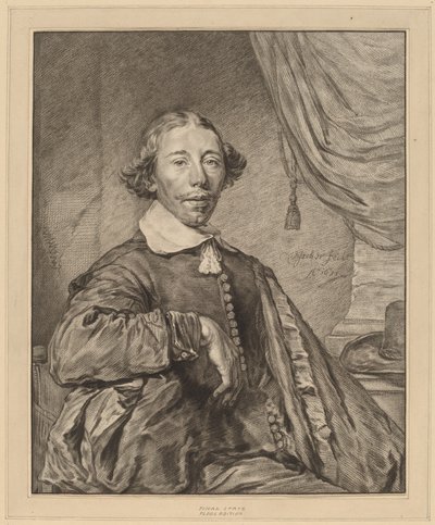Portret van een Zittende Man, 1771 door Johannes Kornlein