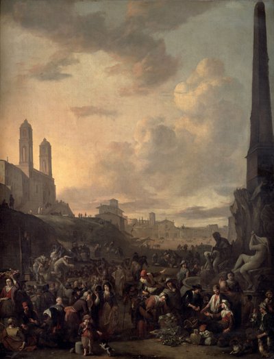 Onbekend schilderij door Johannes Lingelbach