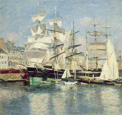 Vierkante - Riggers in Le Havre door Johannes Martin Grimelund