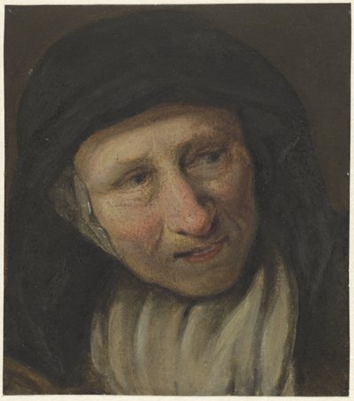 Kop van een vrouw door Johannes Petrus van Horstok